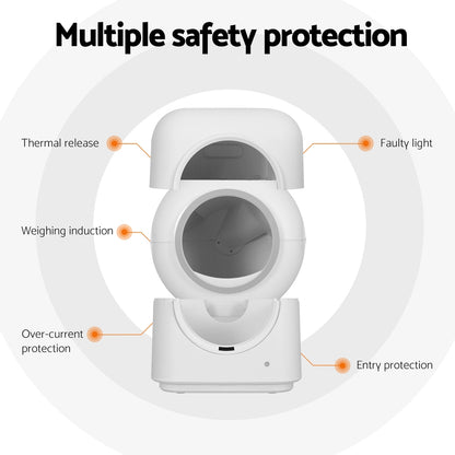 i.Pet Automatic Cat Litter Box Smart Self-Cleaning Large Cat Litter Box Kitty Toilet App Control